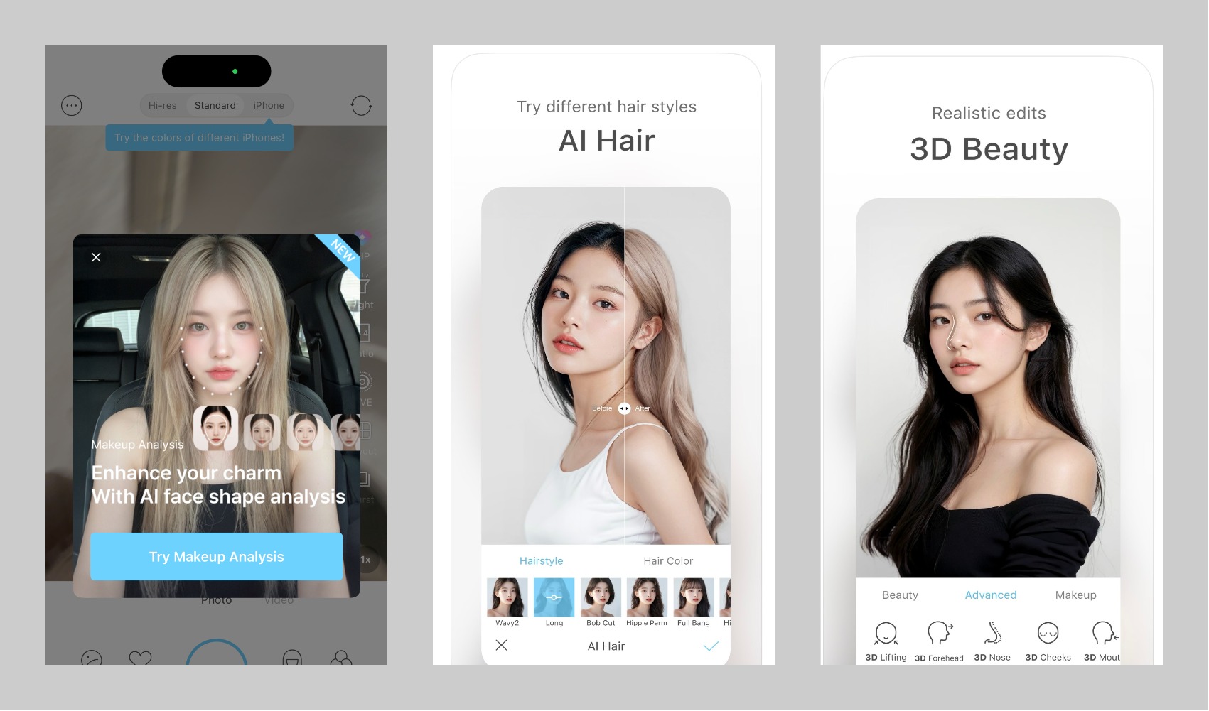 Soda AI Beauty App for Women Description and Interface Explanation