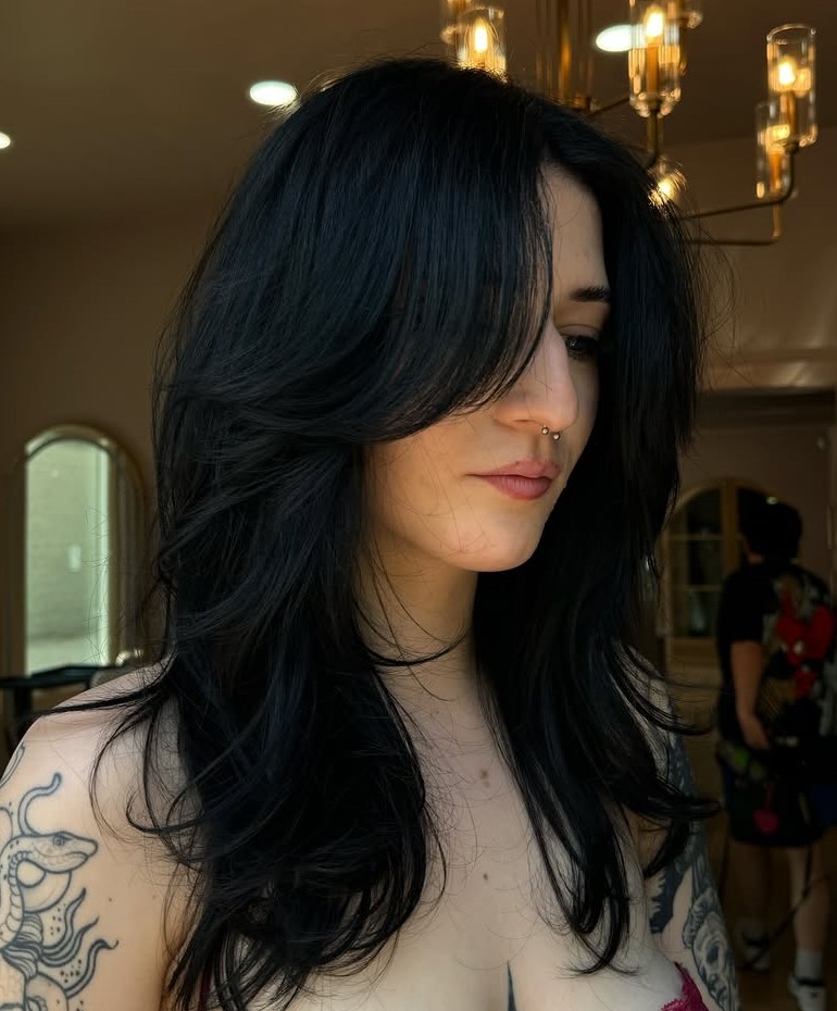 Textured Butterfly Hairstyle