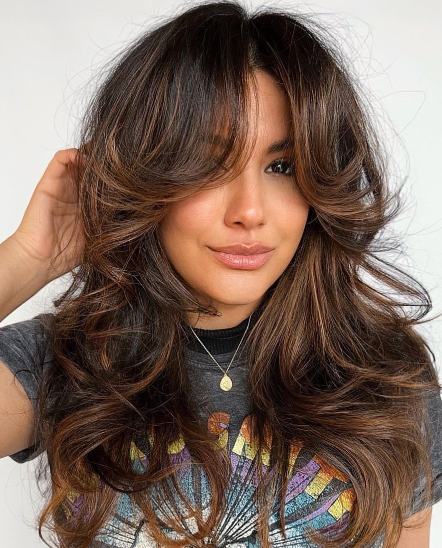 Feathered Bangs Feathered Bangs and Layered Cut Duo