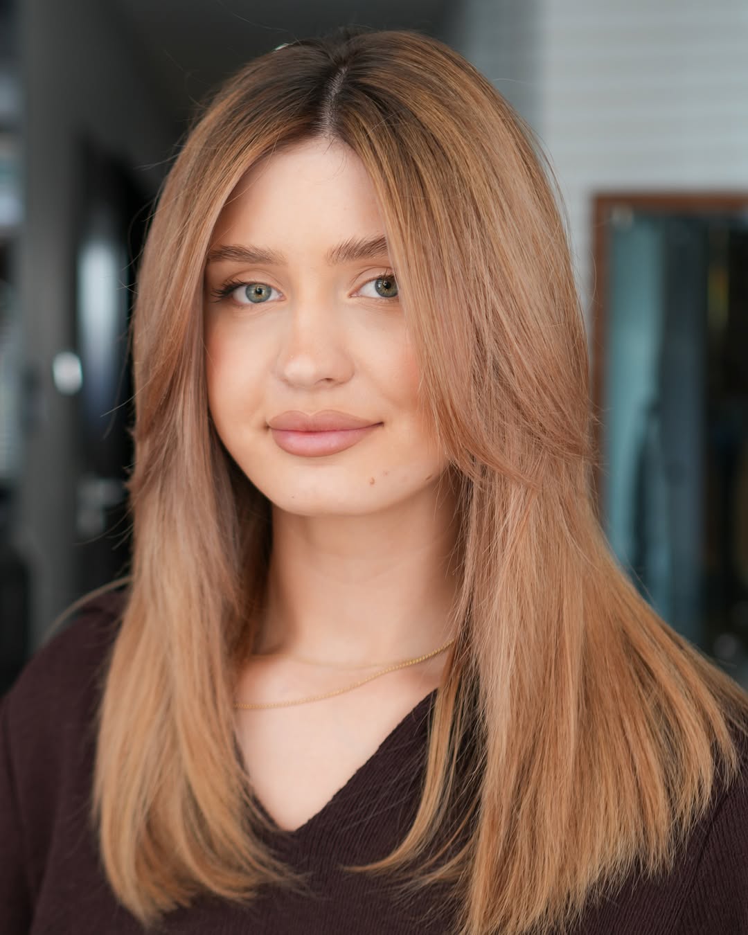 Peach Blonde Hair for Warm Skin Type