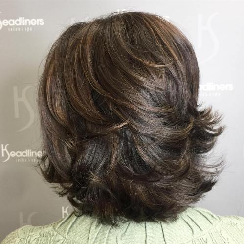 Mid-Length Layered Hairstyle