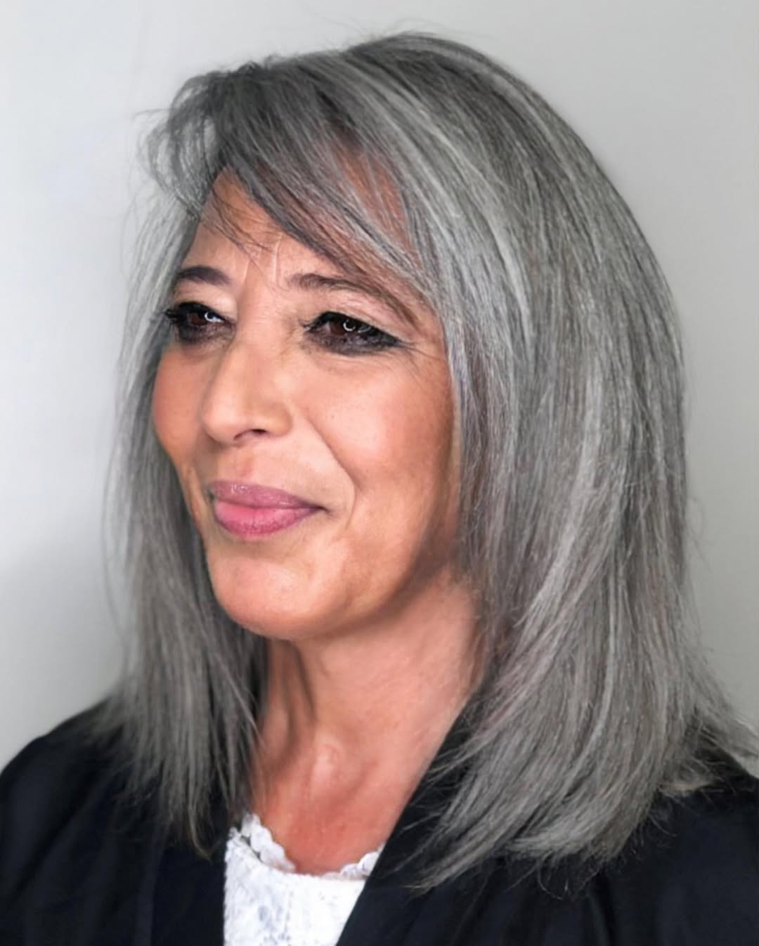 Medium Cut Hair for Ladies Over 60