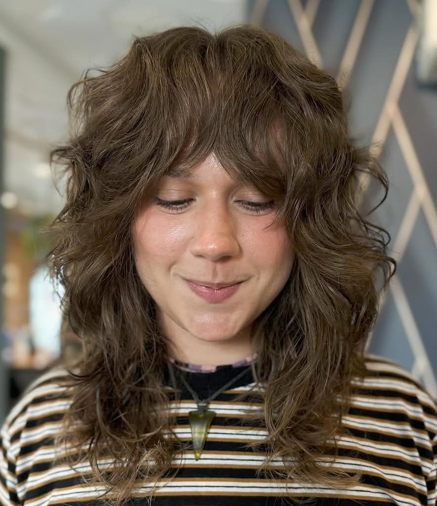 Medium-Length Shag Haircut