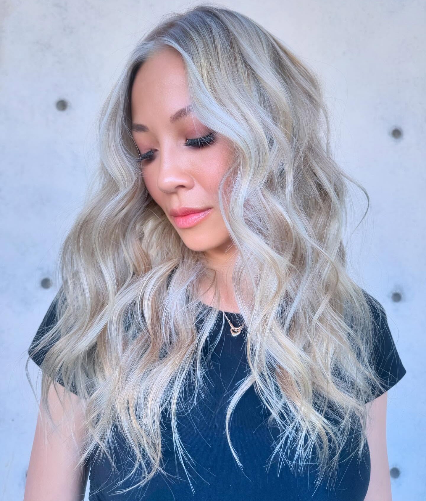 Platinum Balayage Color