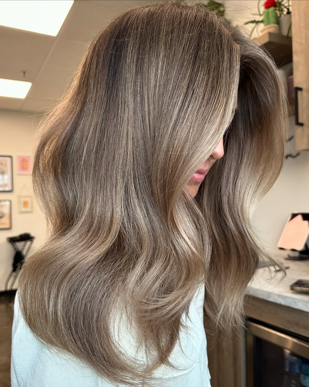 Shimmering Dark Blonde Hair
