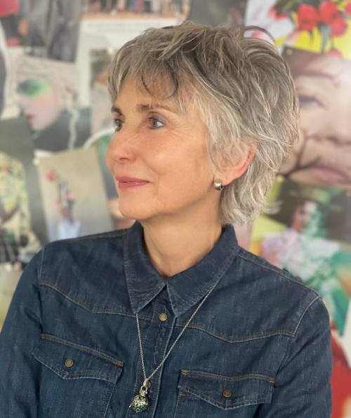 Short Shag for Wavy Hair