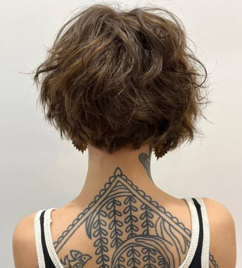 Neck Length Disheveled Bob