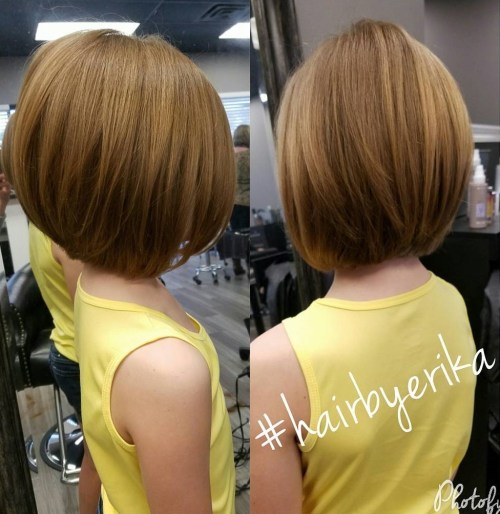 Little Girls' Layered Bob Haircut