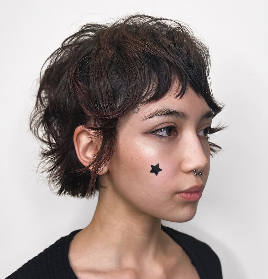 Texture-Boosting Shaggy Bob