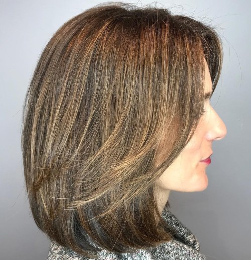 Long Bob With Side Bangs