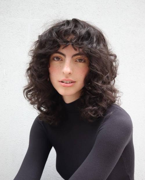 Midi Shag for Natural Wavy Curly Hair