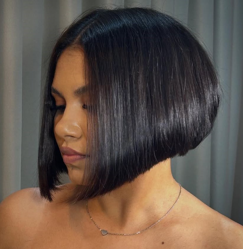 Short Angled Bob