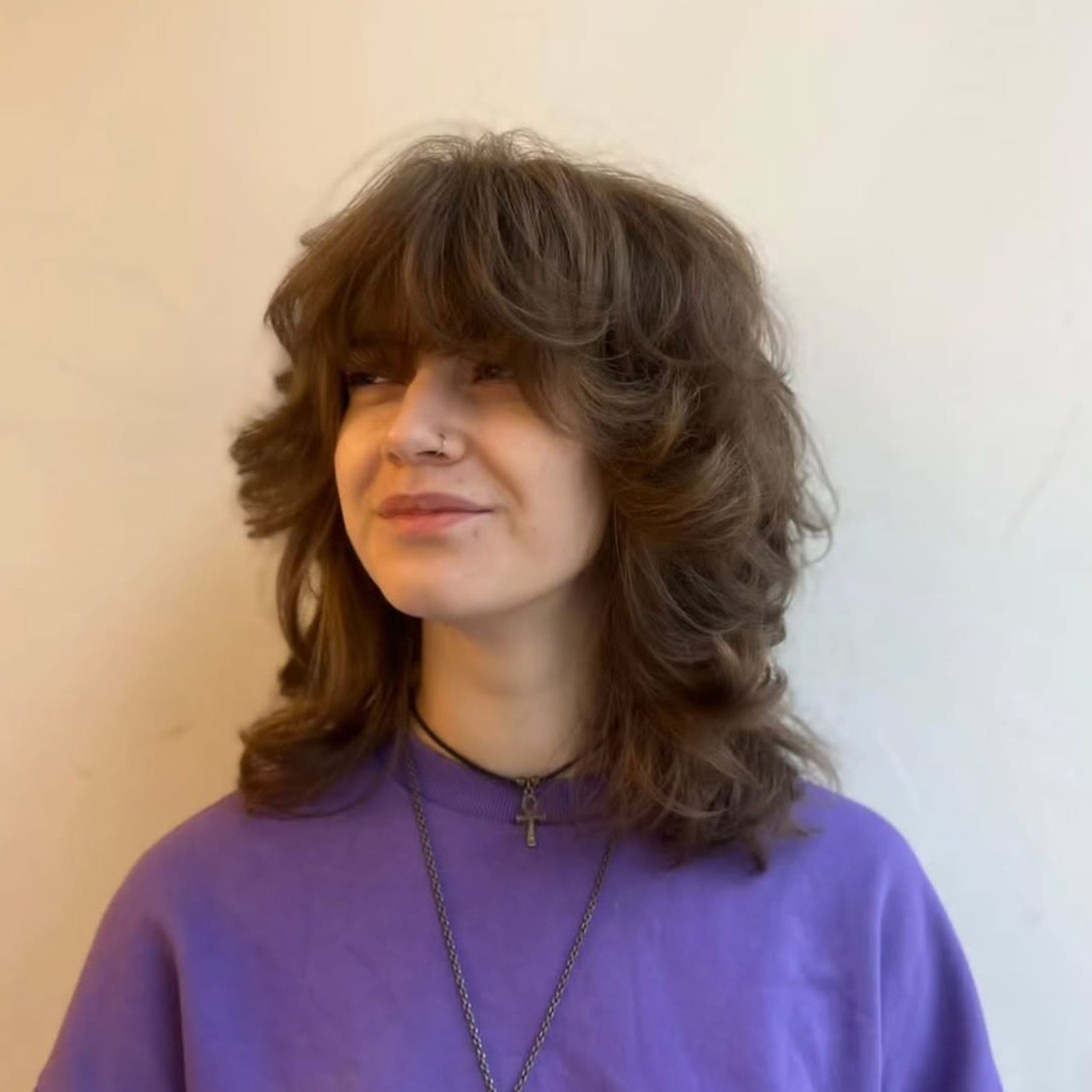 Youthful Fluffy Wolf Cut