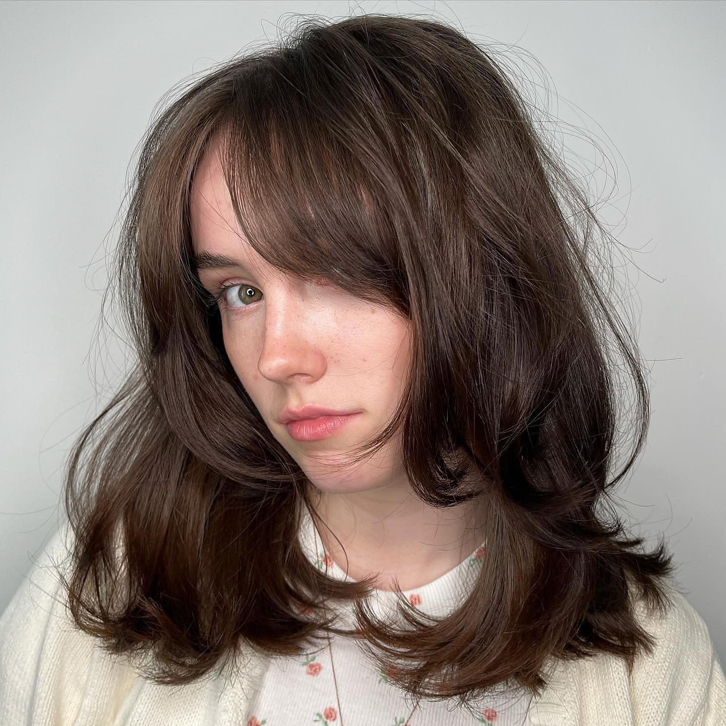 Long Layered Medium Bob For Thick Hair