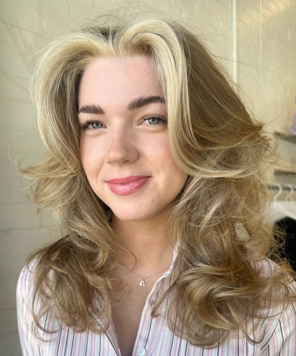 Money Piece Idea for Blondes