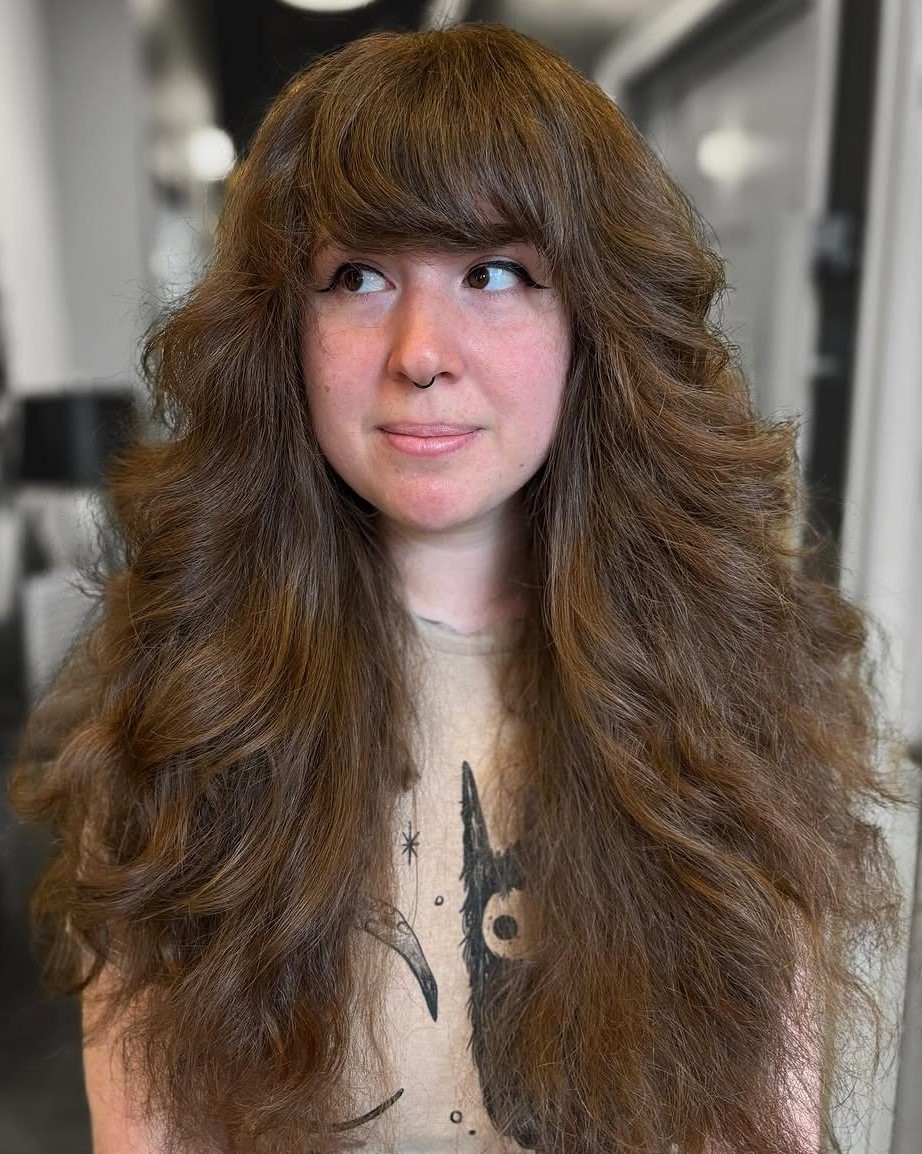 Shag Haircut for Thick Hair