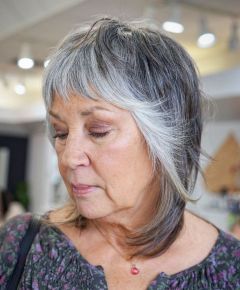 50 Chic Hairstyles with Bangs for Women Over 50