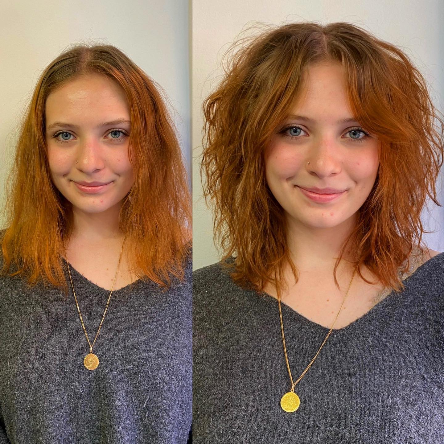 Shaggy Bob with Curtain Bangs