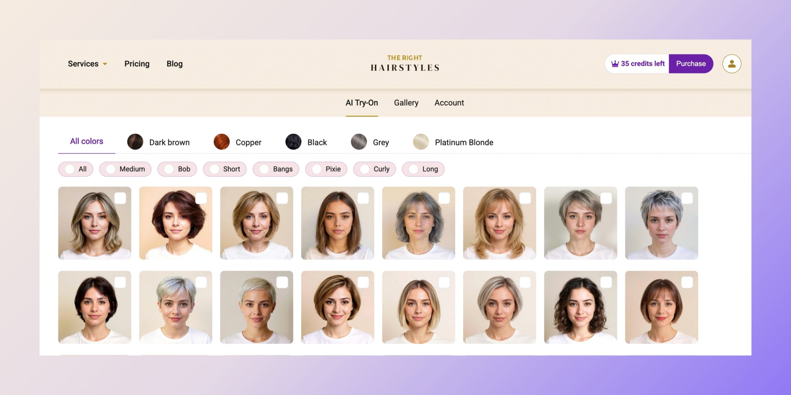 The Right Hairstyles Good Really Working Safe Haircut Try-On App and Color Changer with AI