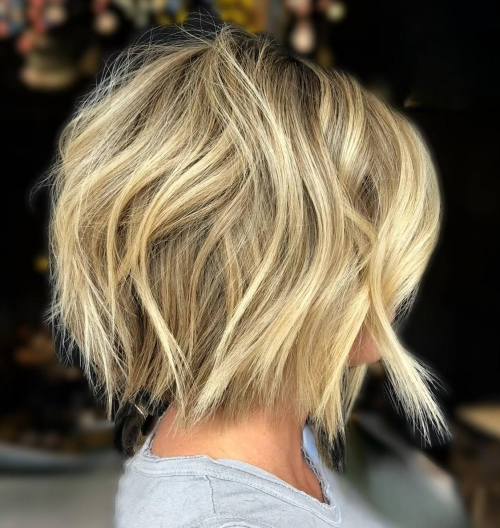 Disconnected Choppy Bob with Bent Waves