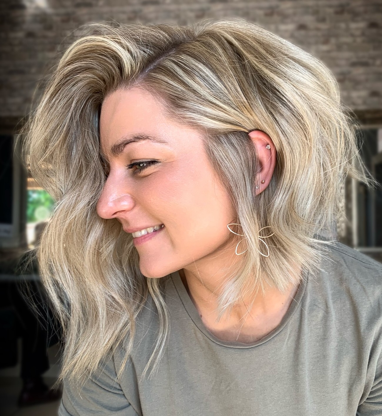 Edgy Asymmetrical Long Bob