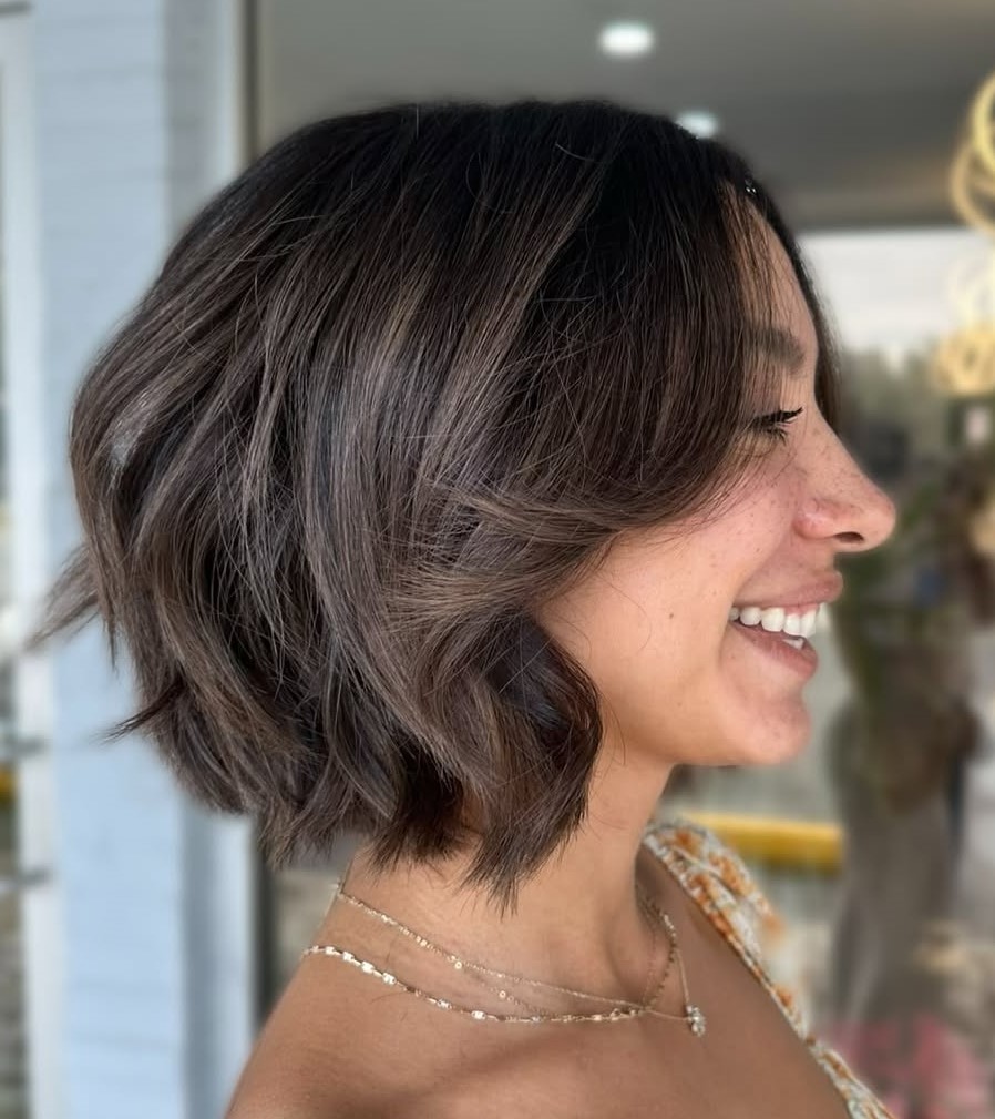 Lived-In Short Textured Hairstyle