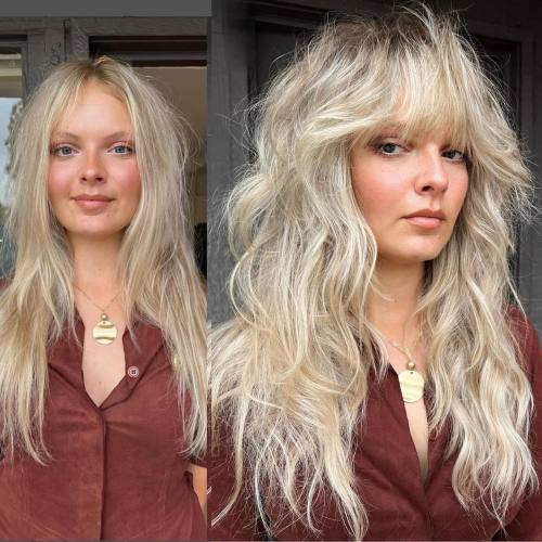 80s Inspired Modern Long Shag