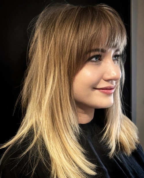 Face Framing Blunt Wolf Haircut