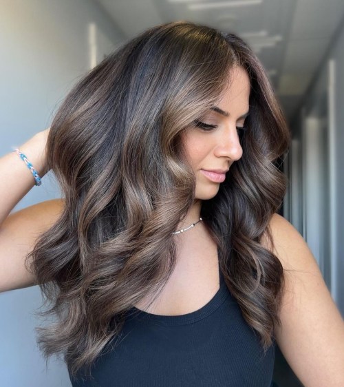 Luminous Porcini Brown Balayage