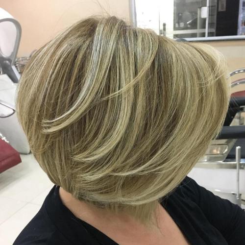 40+ Short Bronde Bob