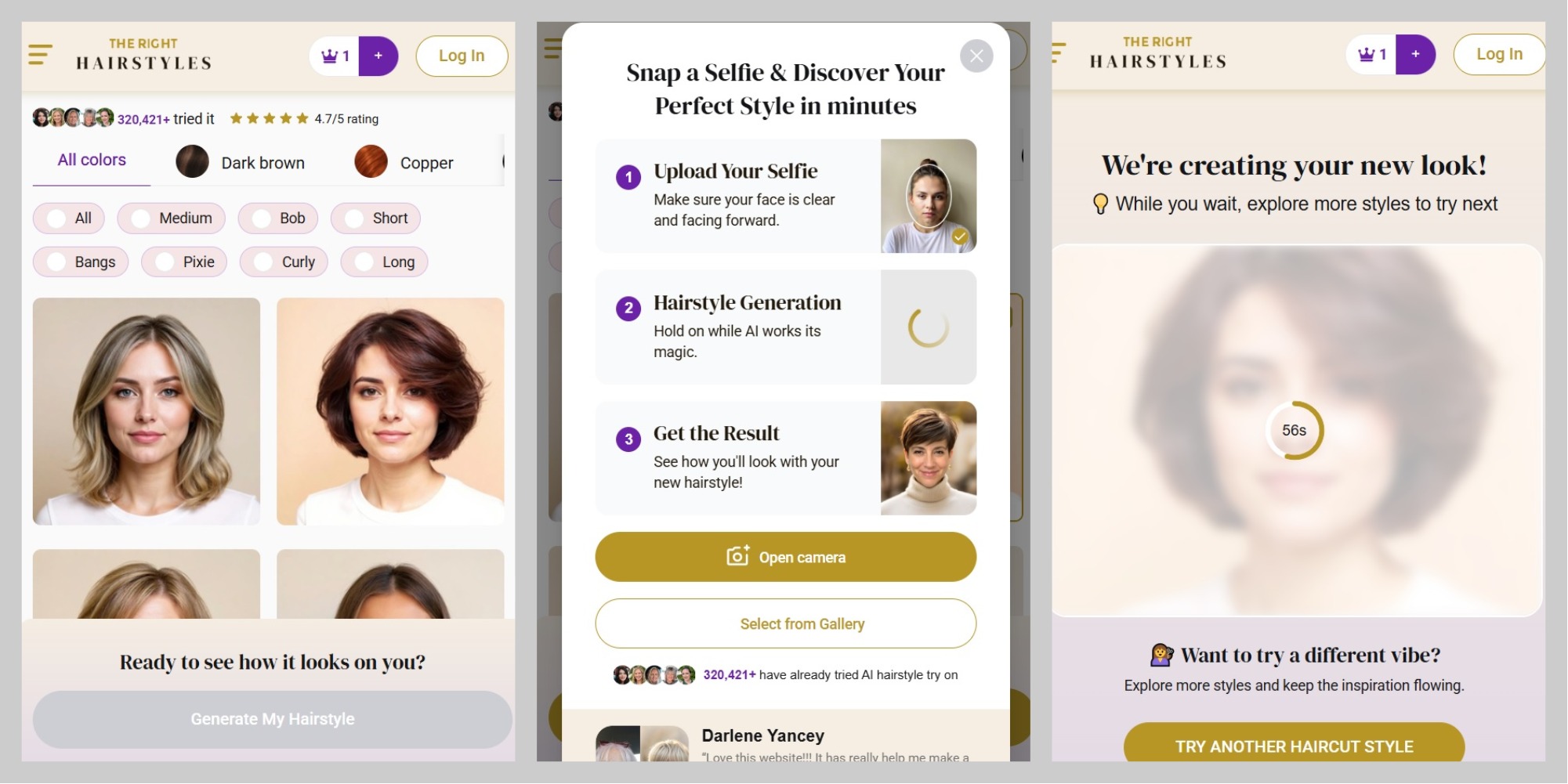 The Right Hairstyles Best AI Beauty Hair App