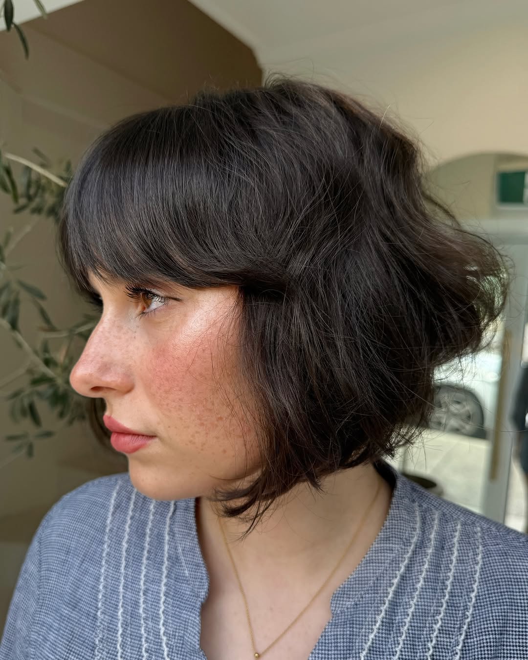 Jaw-Length Layered Bob