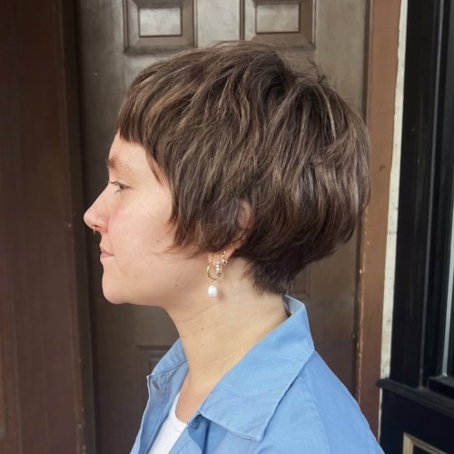 Pixie Shag with Micro Bangs