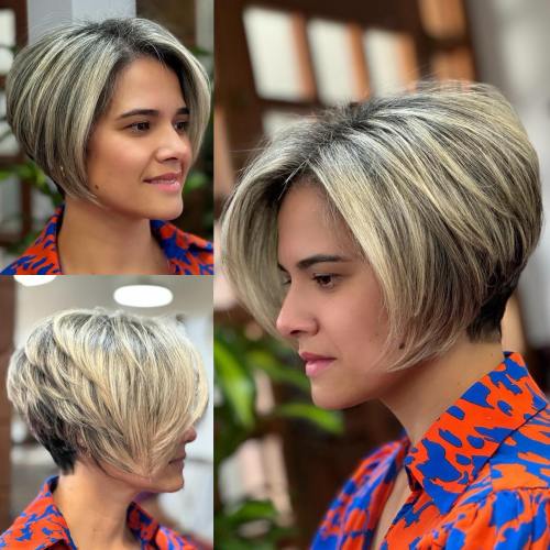 Stacked Bixie with Piece y Layers Throughout