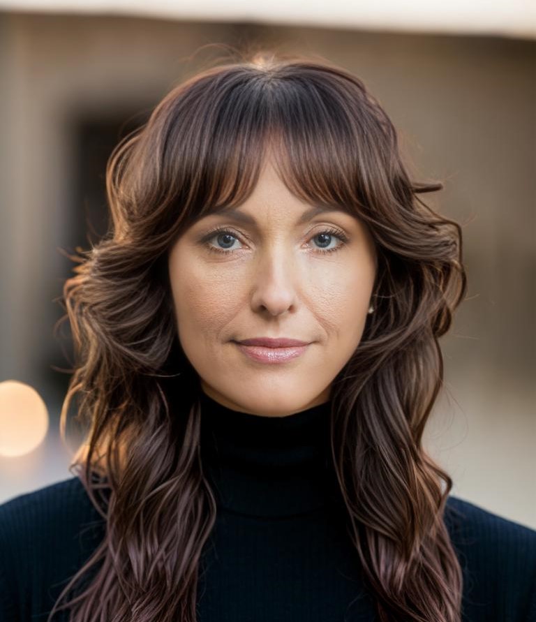 Wavy Shag with Bangs Virtual Try On